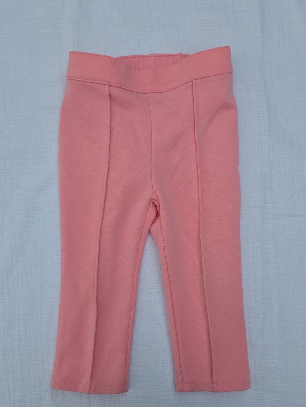GAP Kids Coral Pink Seam-Front Ponte Leggings (24 Mo)